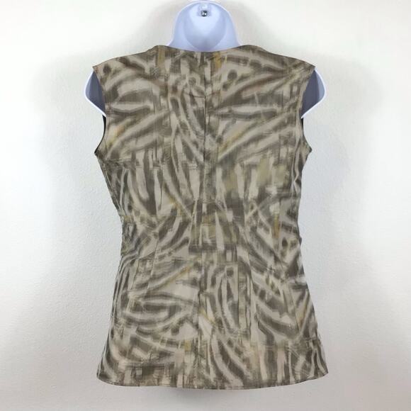 LAFAYETTE 148 NEW YORK Sleeveless Wrap Top size 0 - Picture 4 of 7